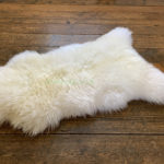3.6 ft White Sheepskin Rug 100% Natural made of English Sheep