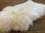 3.2 ft White Sheepskin Rug 100% Natural made of English Sheep - Image 3