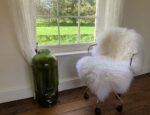 3.2 ft White Sheepskin Rug 100% Natural made of English Sheep - Image 4