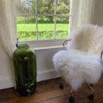 Special Offer 4.26 ft White Sheepskin rug 100% Natural Wool