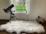 White Sheepskin rug 100% Natural Wool very Soft and Fluffy  made of English Sheep - Image 2