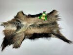 Unique Long Fur Goat Leather Skin Fur Rug Pelt Hide 100% Real Natural GT19067