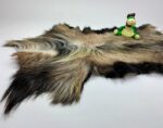 Unique Long Fur Goat Leather Skin Fur Rug Pelt Hide 100% Real Natural GT19067 - Image 2