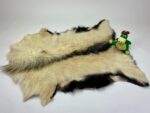 Goat Leather Skin Fur Rug Pelt Hide 100% Natural GT19063