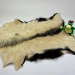 Goat Leather Skin Fur Rug Pelt Hide 100% Natural GT19063