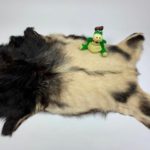 Goat Leather Skin Fur Rug Pelt Hide 100% Natural GT18045