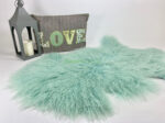 Mint Tibetan Sheepskin rug leather 100% Natural - Image 2