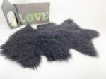Grey Tibetan Sheepskin rug leather 100% Natural wool
