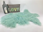 Mint Tibetan Sheepskin rug leather 100% Natural
