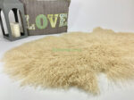 Beige Tibetan Sheepskin rug leather 100% Natural - Image 3