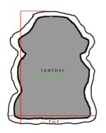 Teal Sheepskin rug fur 100% Natural wool made of English Sheep - Image 7