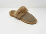 Luna Brown Sheepskin slippers 100% made of real Sheepskin and Leather - Image 4