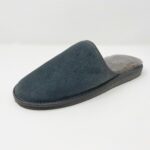 Cotswolds Grey Sheepskin slippers 100% made of real Sheepskin and Leather