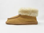 New Forest Beige Sheepskin Slippers / Mini Boot 100% made of real Sheepskin and Leather - Image 5