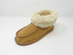 New Forest Beige Sheepskin Slippers / Mini Boot 100% made of real Sheepskin and Leather