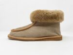 New Forest Brown Sheepskin Slippers / Mini Boot 100% made of real Sheepskin and Leather - Image 3