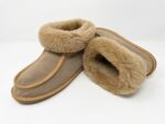 New Forest Brown Sheepskin Slippers / Mini Boot 100% made of real Sheepskin and Leather - Image 7