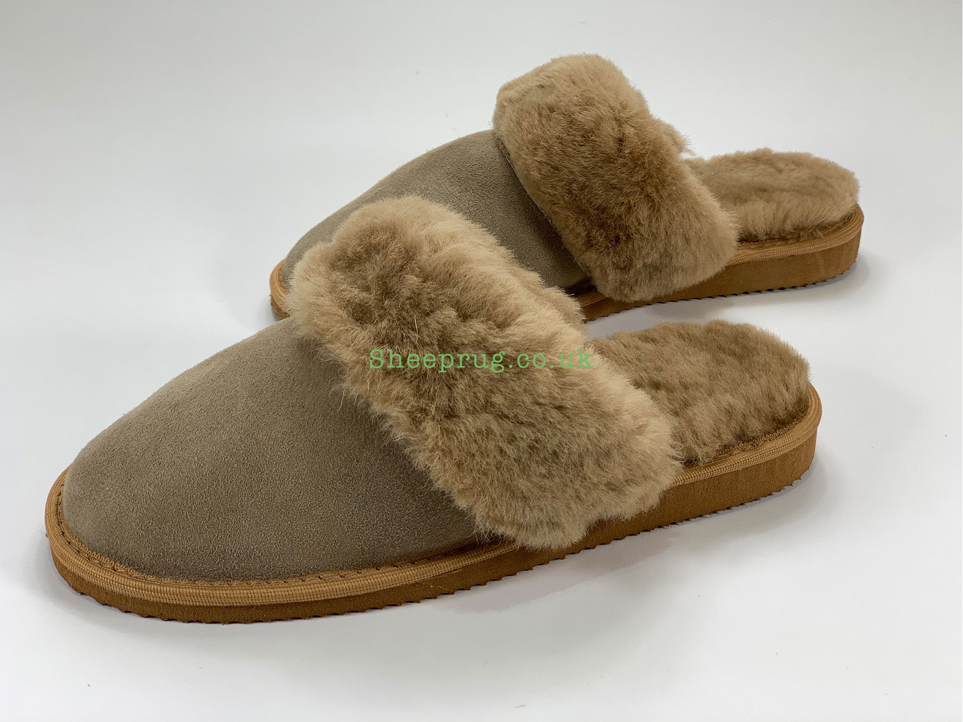 vegan sheepskin slippers