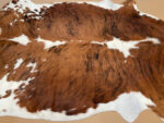 XXL 7.5 ft x 6 ft Brown & White Cowhide rug 100% Natural C202146 - Image 2