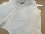 XXL 7.5 ft x 7.2 ft Grey Cowhide rug 100% Natural C202143 - Image 2