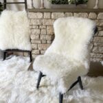 New Zealand White Sheepskin rug  100% Natural
