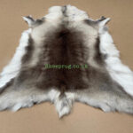 Scandinavian Reindeer rug leather 100% Real soft and fluffy R202010