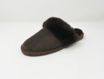 Luna Chocolate Sheepskin slippers 100% made of real Sheepskin and Leather - Image 2