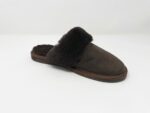 Luna Chocolate Sheepskin slippers 100% made of real Sheepskin and Leather - Image 4