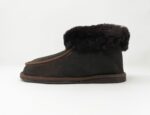 New Forest Chocolate Sheepskin Slippers / Mini Boot 100% made of real Sheepskin and Leather - Image 3