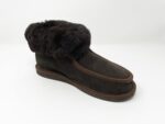 New Forest Chocolate Sheepskin Slippers / Mini Boot 100% made of real Sheepskin and Leather - Image 4