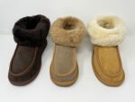 New Forest Chocolate Sheepskin Slippers / Mini Boot 100% made of real Sheepskin and Leather - Image 8