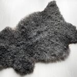 Gotland Sheepskin Rug 100% Natural with unique curly fur No 202103