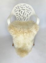 Champagne/Ivory Sheepskin rug 100% Natural Wool Made of New Zealand Sheep - Image 3