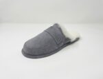 Abby Grey Sheepskin slippers 100% made of real Sheepskin and Leather - Image 2