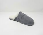 Abby Grey Sheepskin slippers 100% made of real Sheepskin and Leather - Image 4