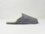 Abby Grey Sheepskin slippers 100% made of real Sheepskin and Leather - Image 3