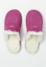 Abby Pink Sheepskin slippers 100% made of real Sheepskin and Leather - Image 5