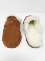 Abby Brown Sheepskin slippers 100% made of real Sheepskin and Leather - Image 6