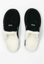 Abby Black Sheepskin slippers 100% made of real Sheepskin and Leather - Image 6
