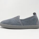Hampshire I Grey Sheepskin slippers 100% made of real Sheepskin and Leather