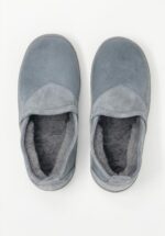 Hampshire I Grey Sheepskin slippers 100% made of real Sheepskin and Leather - Image 7