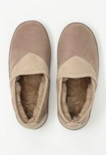 Hampshire I Taupe Sheepskin slippers 100% made of real Sheepskin and Leather - Image 6