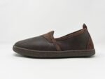 Hampshire II Brown Sheepskin slippers 100% made of real Sheepskin and Leather