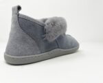 Karayaka Grey Sheepskin slippers 100% made of real Sheepskin and Leather - Image 5