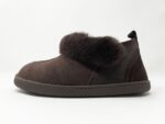Karayaka Brown Sheepskin slippers 100% made of real Sheepskin and Leather