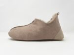 Oxford Beige Sheepskin slippers 100% made of real Sheepskin and Leather