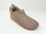 Oxford Beige Sheepskin slippers 100% made of real Sheepskin and Leather - Image 3