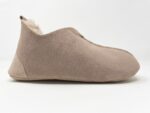 Oxford Beige Sheepskin slippers 100% made of real Sheepskin and Leather - Image 5