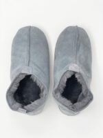 Oxford Grey Sheepskin slippers 100% made of real Sheepskin and Leather - Image 7