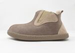 Columbia Taupe Sheepskin slippers 100% made of real Sheepskin and Leather
